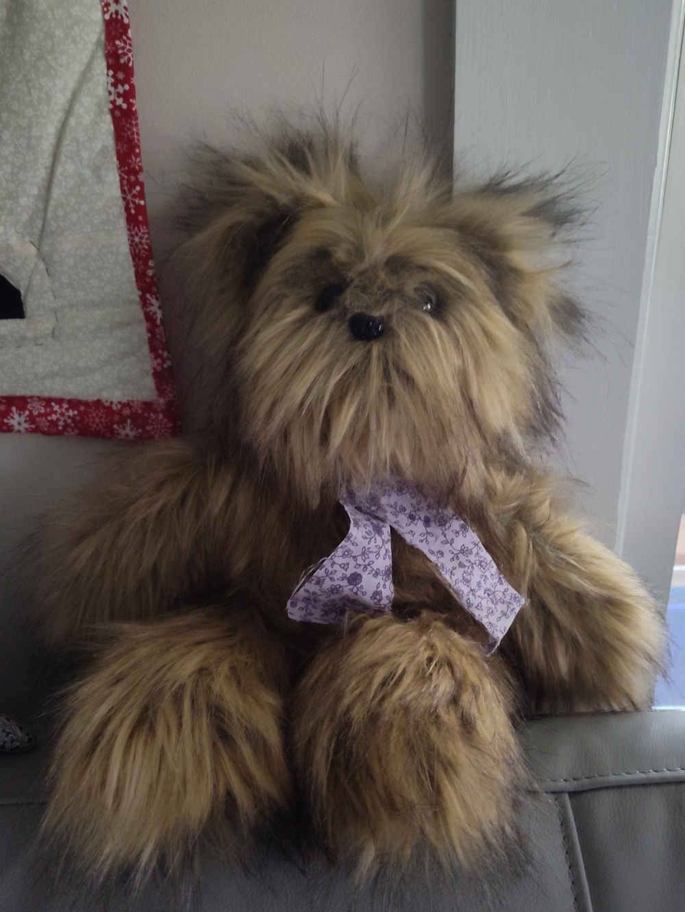 Teddy Bear Plushie Handsewn